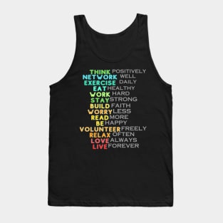 Motivational and Inspirational Quotes Tank Top